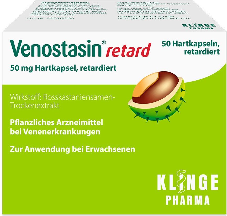 Venostasin retard 50 mg Hartkapsel retardiert St Retard-Kapseln