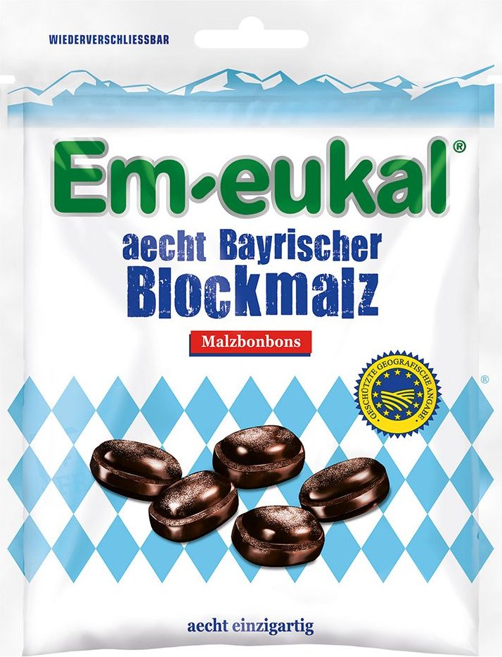 Em-Eukal Bonbons aecht Bayrischer Blockmalz gg.Azh 100 g
