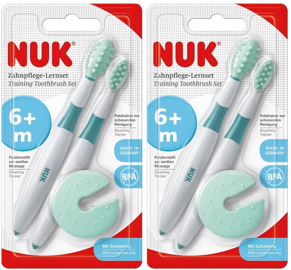 NUK Zahnpflege-Lernset Blister 2x 2x1 St Zahnbürste