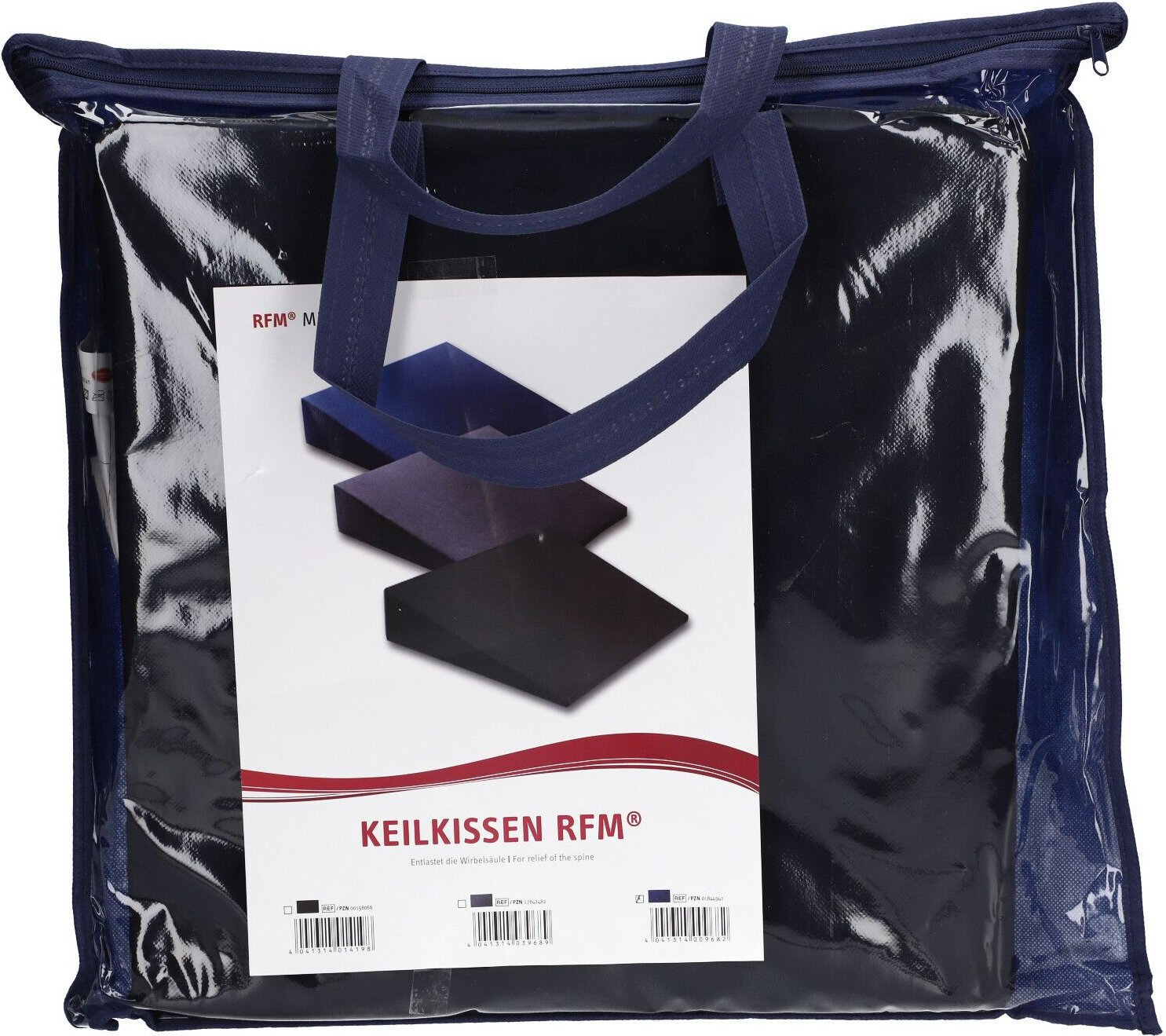 Keilkissen m.Bezug blau 1 St Kissen