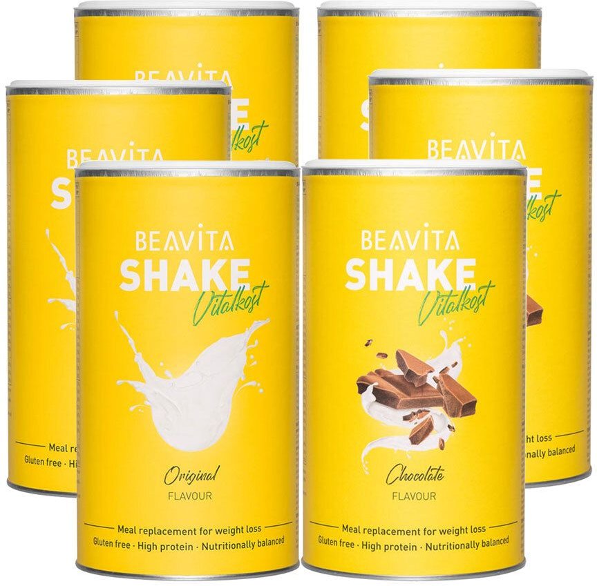 Beavita Vitalkost 3 x Original + Schoko, Pulver 6x500 g
