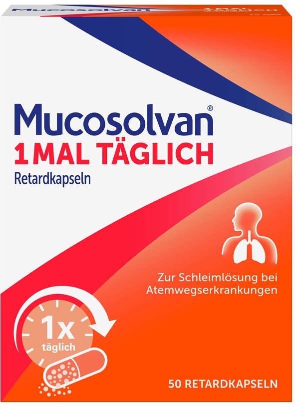 Mucosolvan 1mal täglich Retardkapseln 50 St Retard-Kapseln