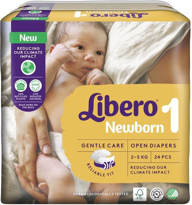 Libero Newborn 1 2-5 KG 24Pz 24 St Windeln