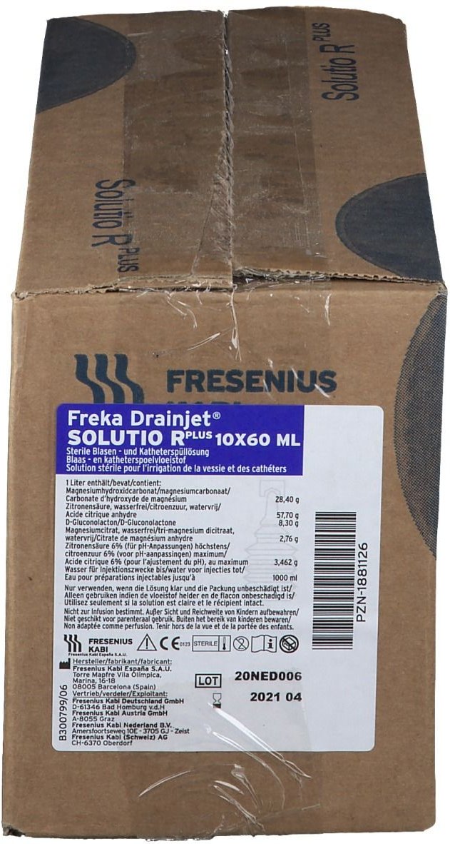 Freka Drainjet Solutio R Plus Flasche 10x60 ml Flaschen
