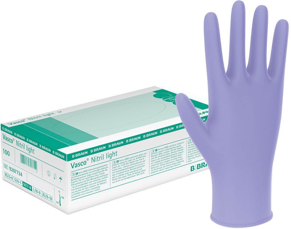 Vasco Nitril light Untersuchungshandschuhe L 100 St Handschuhe