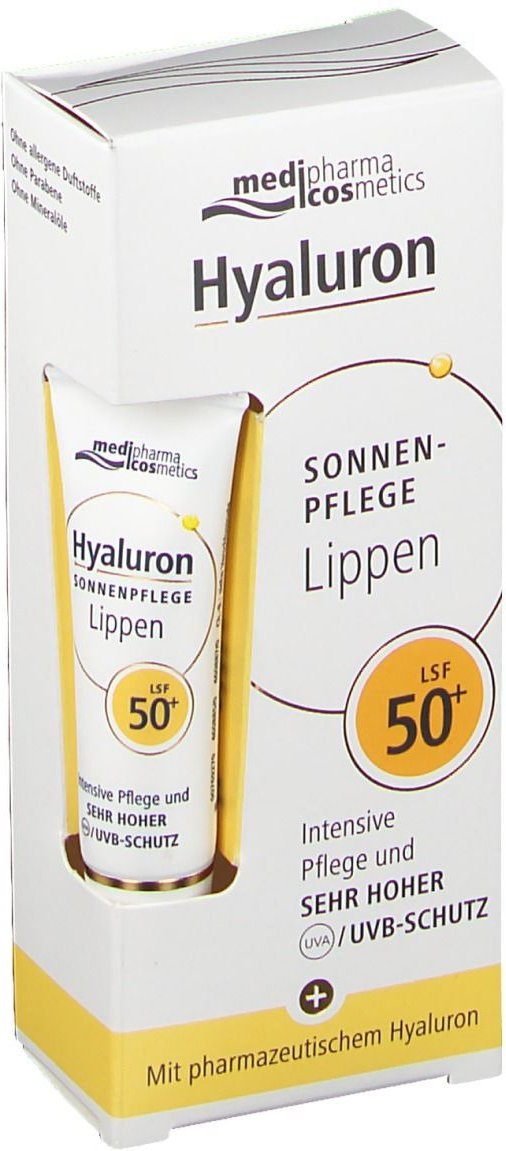 Hyaluron Sonnenpflege Lippenbalsam LSF 50+ 7 ml Lippenstift