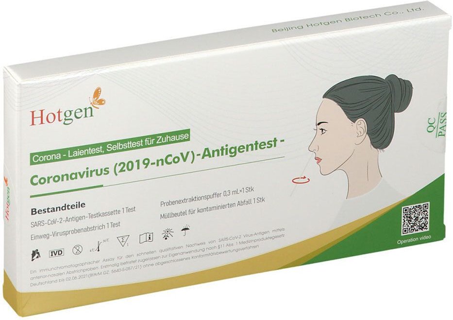 Hotgen Covid-19-Antigen-Selbsttest 50 St Test