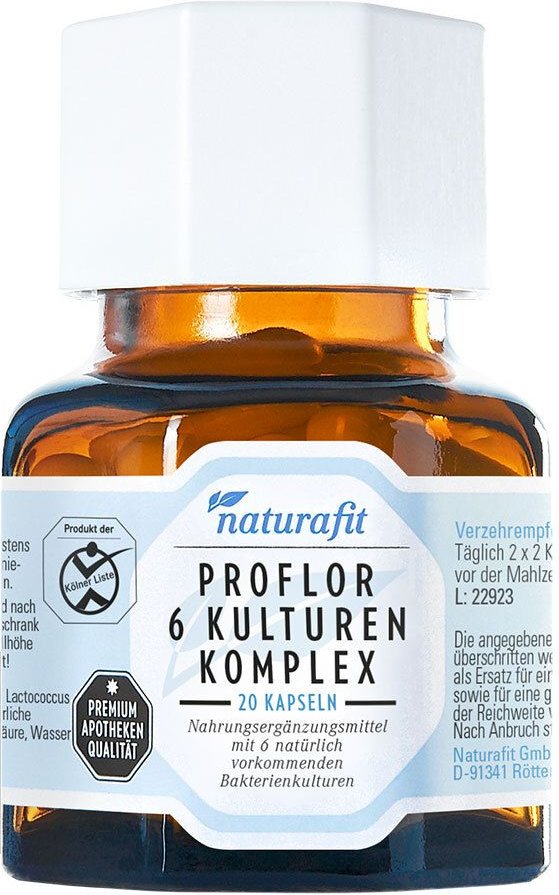 Naturafit Proflor 6 Bakterienkulturen Komplex Kps. 20 St Kapseln
