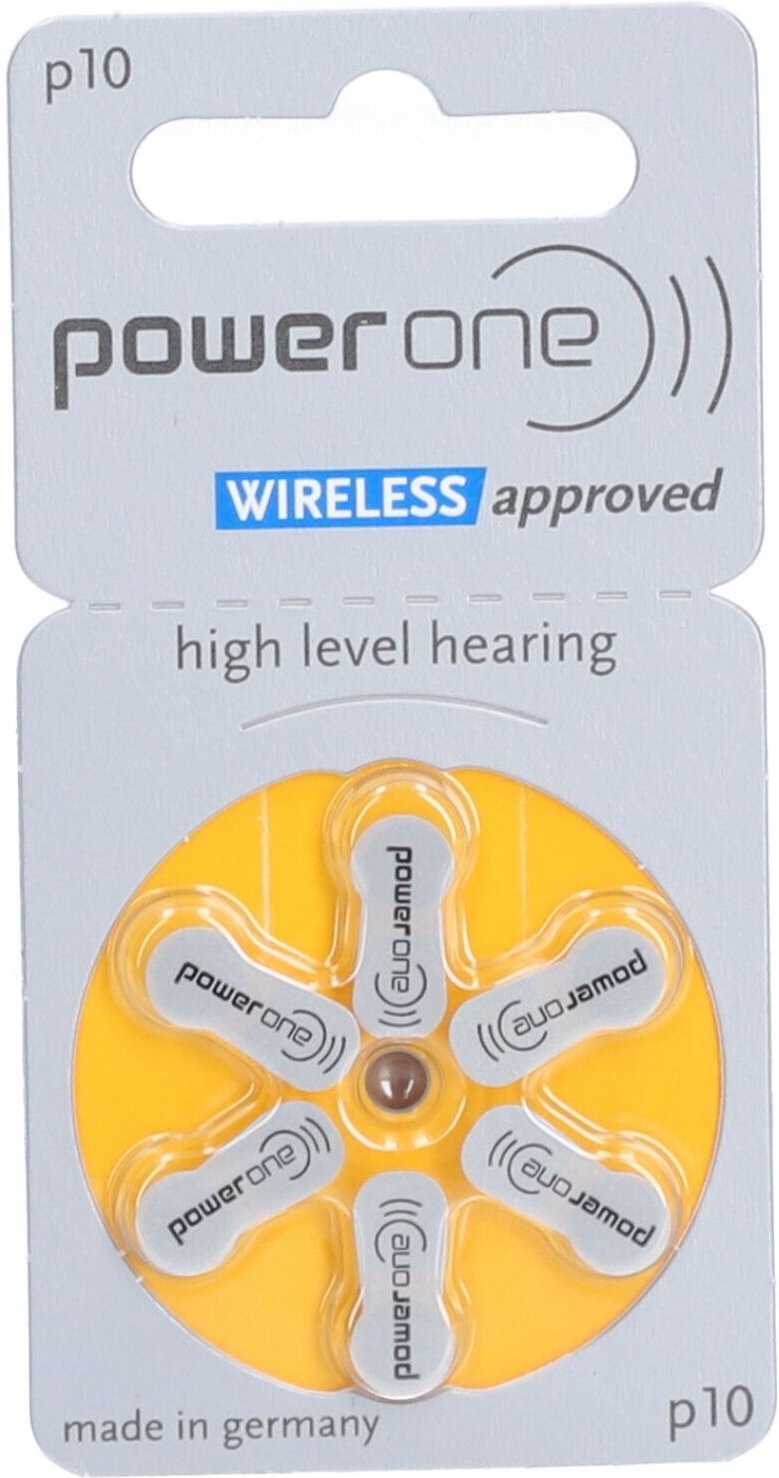 Batterien Hör PowerOne 10 6 St