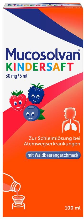 Mucosolvan Kindersaft 30 mg/5 ml 100 Lösung zum Einnehmen