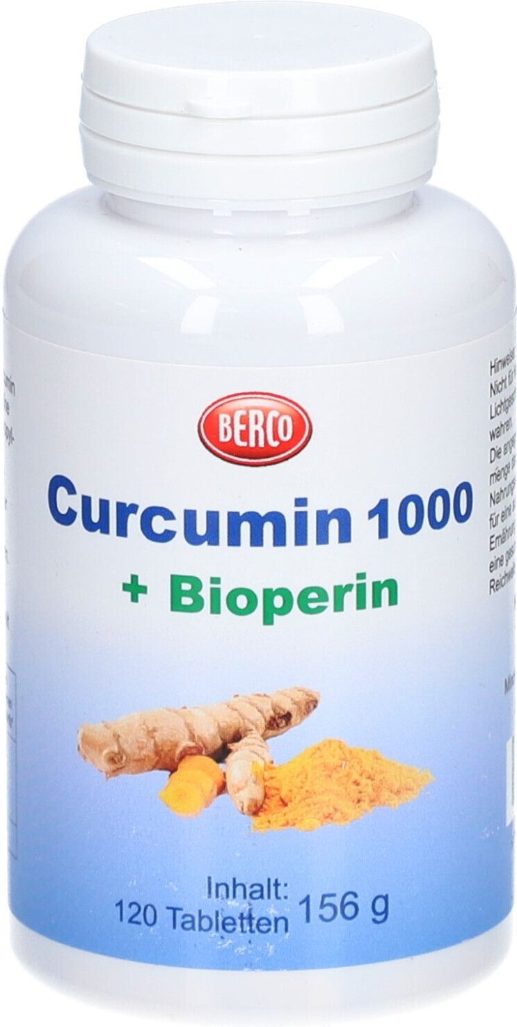Thumbnail - Curcumin 1000 + Bioperin Berco Tabletten