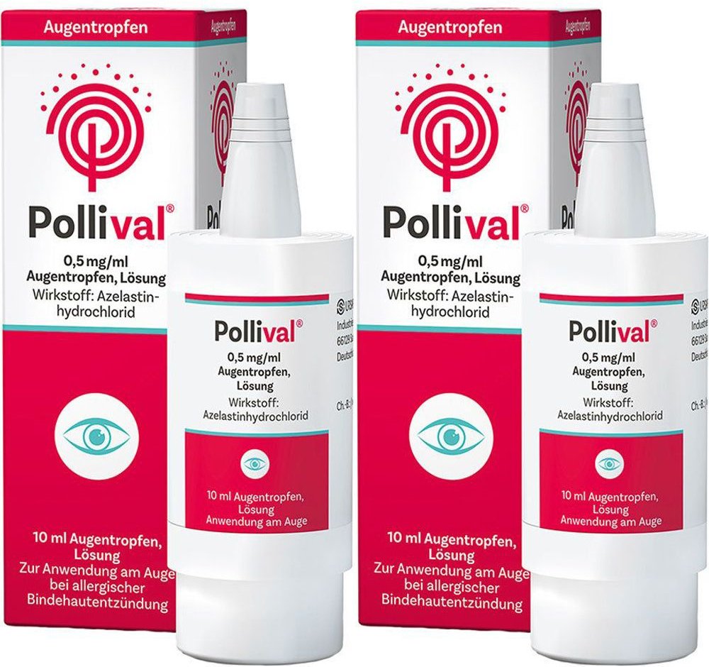 Thumbnail - Pollival 0.5Mg/Ml Augentro Doppelpack 2x10 ml Augentropfen