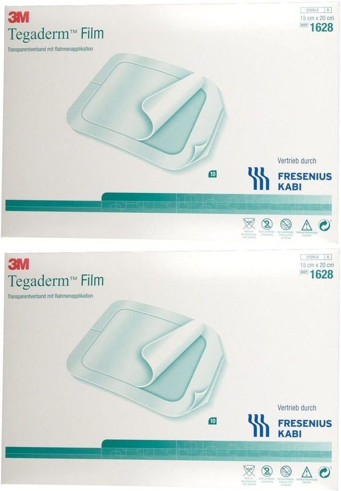 Tegaderm Film 15x20 cm 1628 2x 2x10 St Pflaster