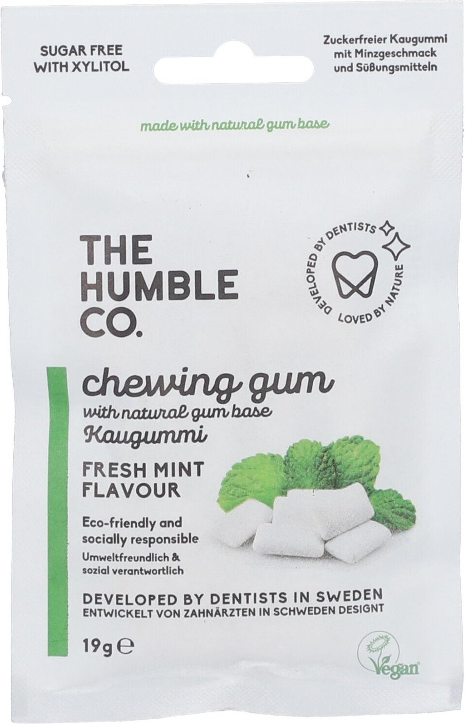 Humble Chewing-Gum S/S Menthe 19 g Kaugummi
