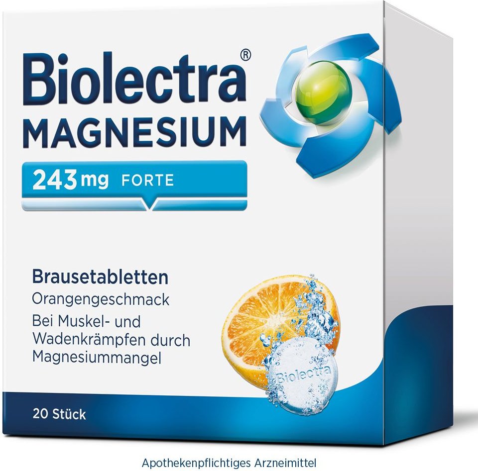 Thumbnail - Biolectra Magnesium 243 mg forte Orange Brausetab. 40 St Brausetabletten
