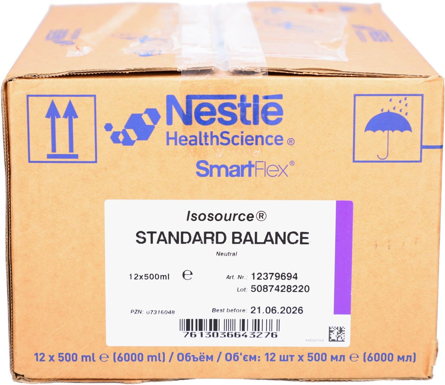 Isosource Standard Balance neutral SmartFlex neu 12x500 ml Flüssigkeit
