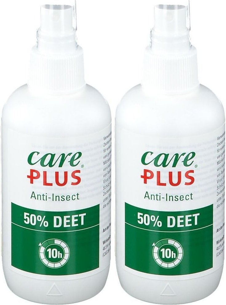 Care Plus Anti-Insect Deet Spray 50% 2x 2x200 ml