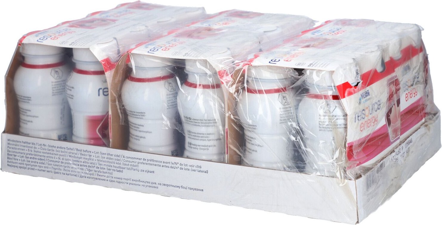 Resource Energy Erdbeer/Himbeer 24x200 ml Flüssigkeit