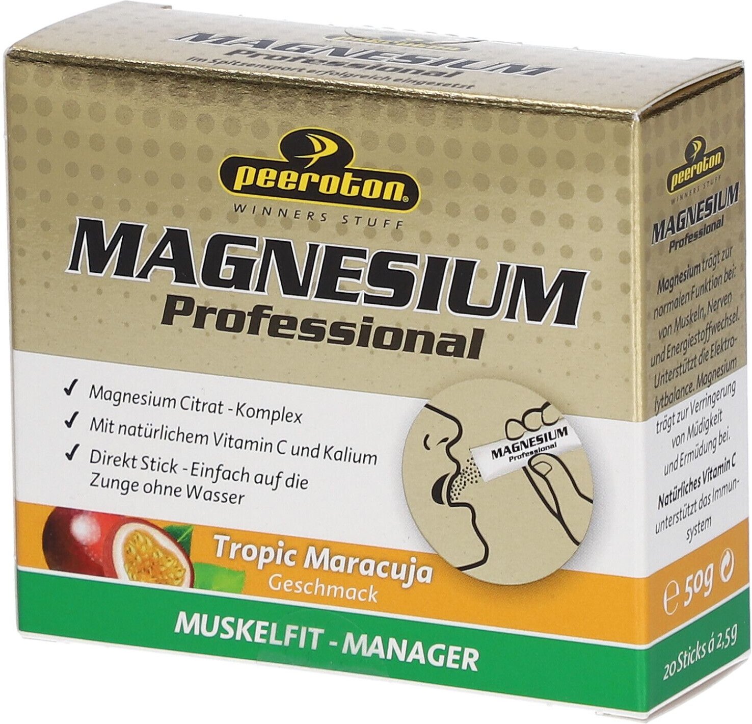 Peeroton Magn STI Maracuja 20 St Beutel
