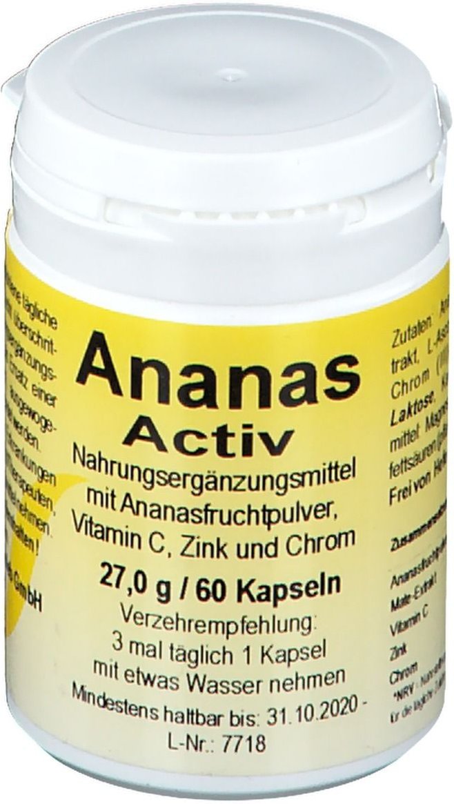 Ananas Aktiv Kapseln 60 St
