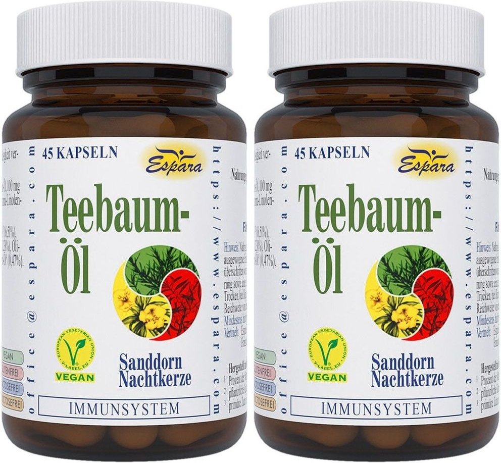 Teebaum ÖL Kapseln 2x 2x45 St