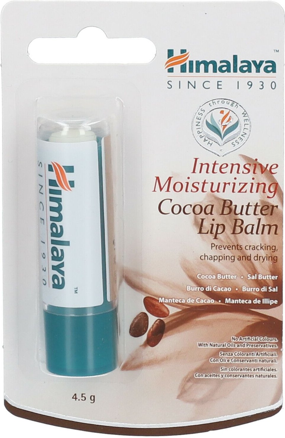 Himalaya Intensive Moisturizing Cocoa Butter Lip Balm 4,5 g Lippenstift