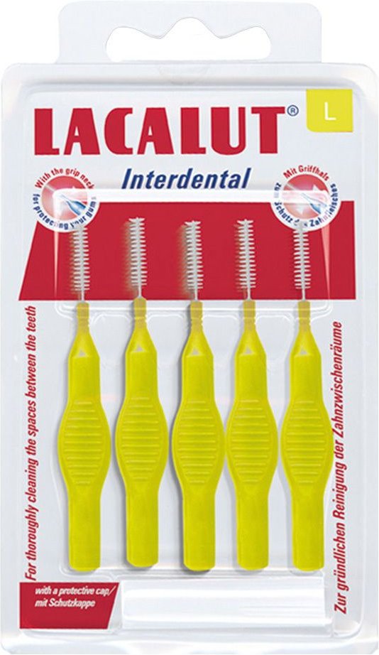 Lacalut Interdental L Bürstendrm.4,0 mm 5 St Zahnbürste