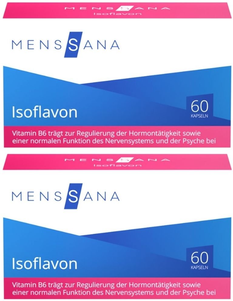 Isoflavon MensSana Kapseln 2x 2x60 St