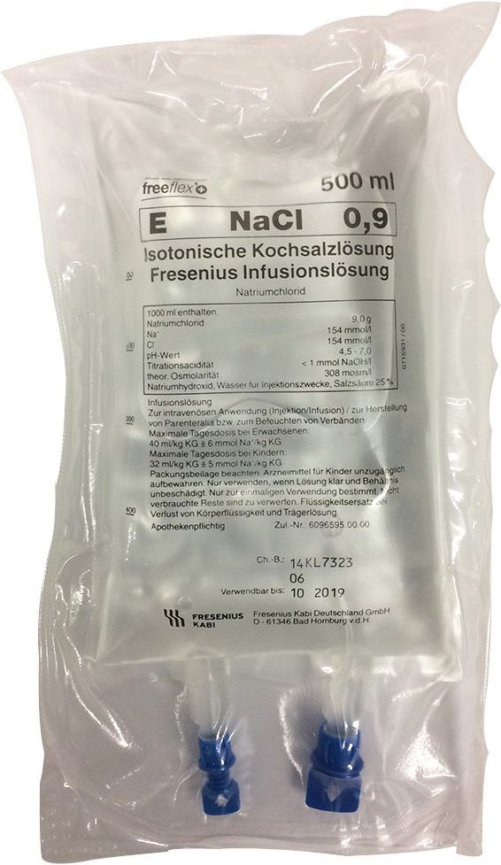 Isotonische Kochsalzlösung Fresenius freeflex +