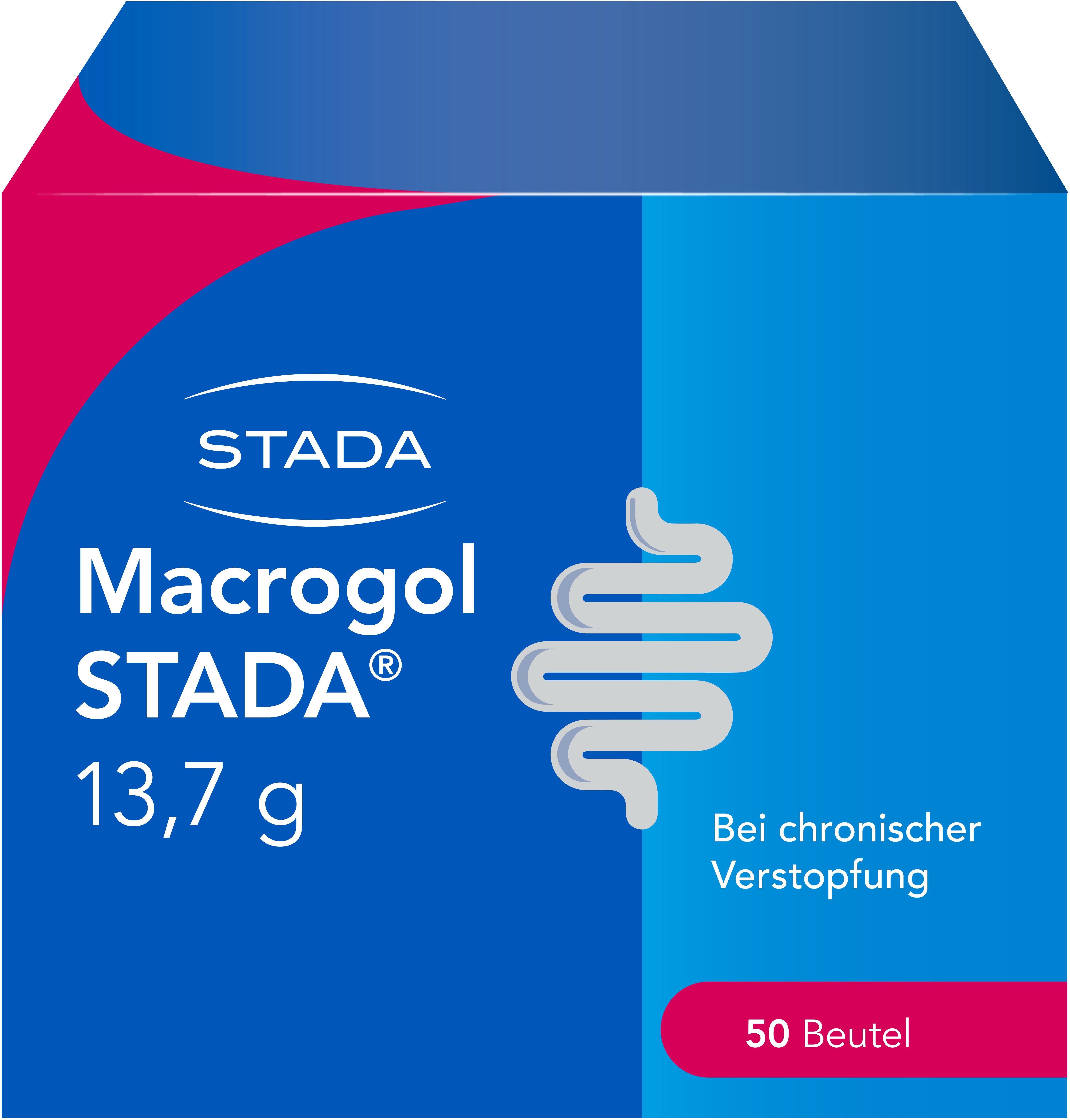 Macrogol Stada 13,7 g Plv.z.Her.e.Lsg.z.Einnehmen 50 St Pulver zur Herstellung einer Lösung zum Einnehmen