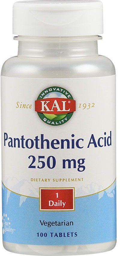 Pantothensäure Vitamin B5 250 mg KAL Tabletten 100 St