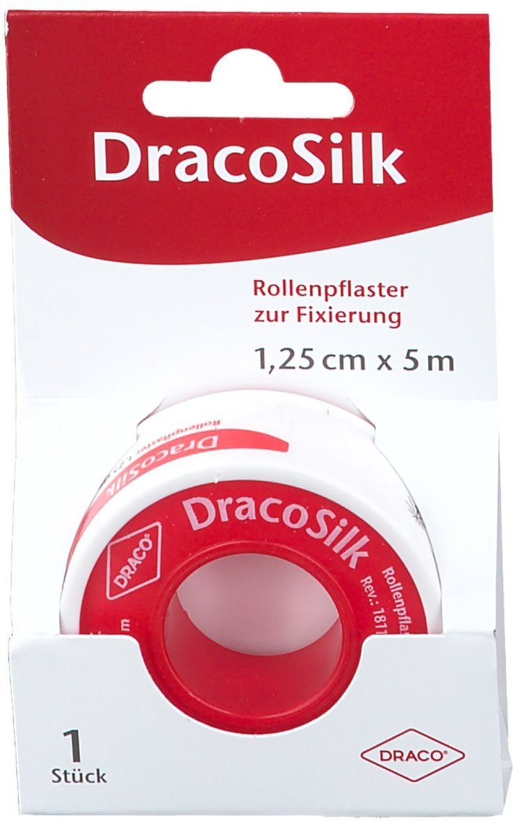 Dracosilk Rollenpflaster 1,25 cmx5 m 1 St Pflaster