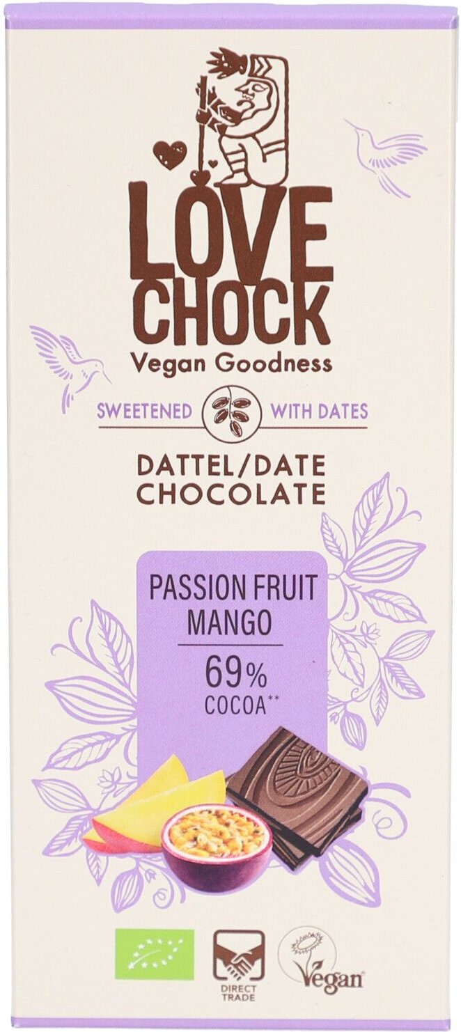 Lovechock Date Chocolate Passionfruit 70 g Schokolade