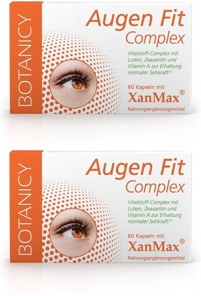 Augen FIT Complex mit XanMax Kapseln 2x 2x60 St