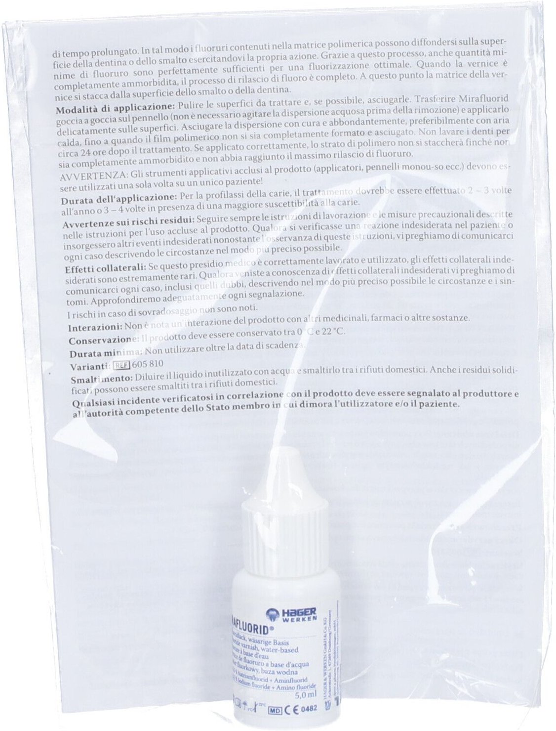 Miradent Mirafluorid 0,15% F Emulsion 5 ml