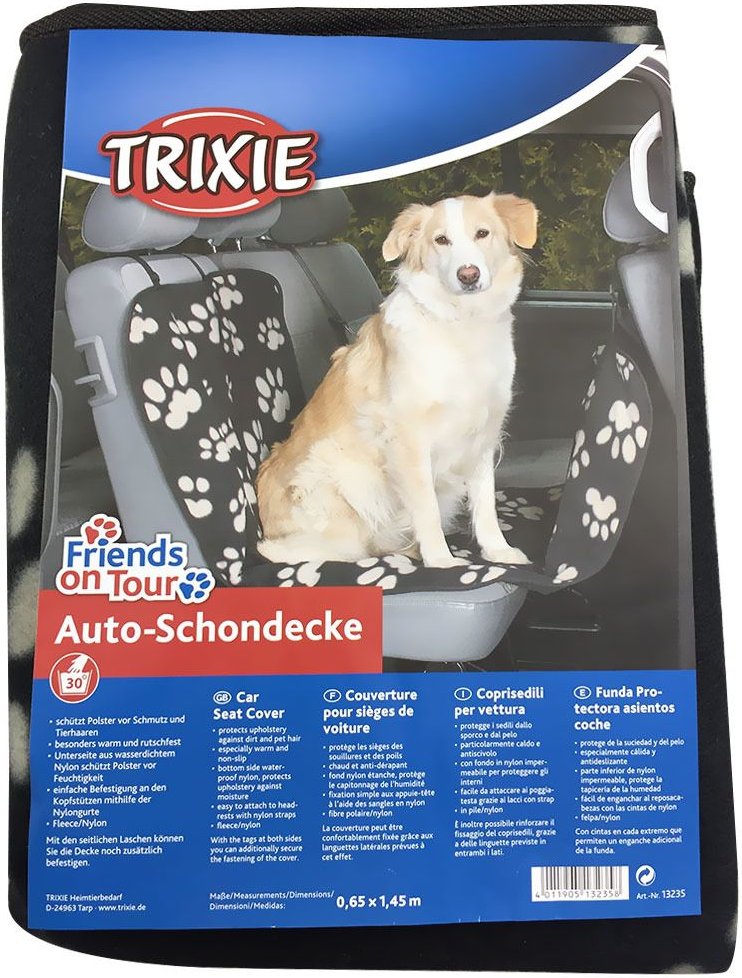 Trixie Auto Schondecke 0,65 × 1,45 m, schwarz beige 1 St Decke