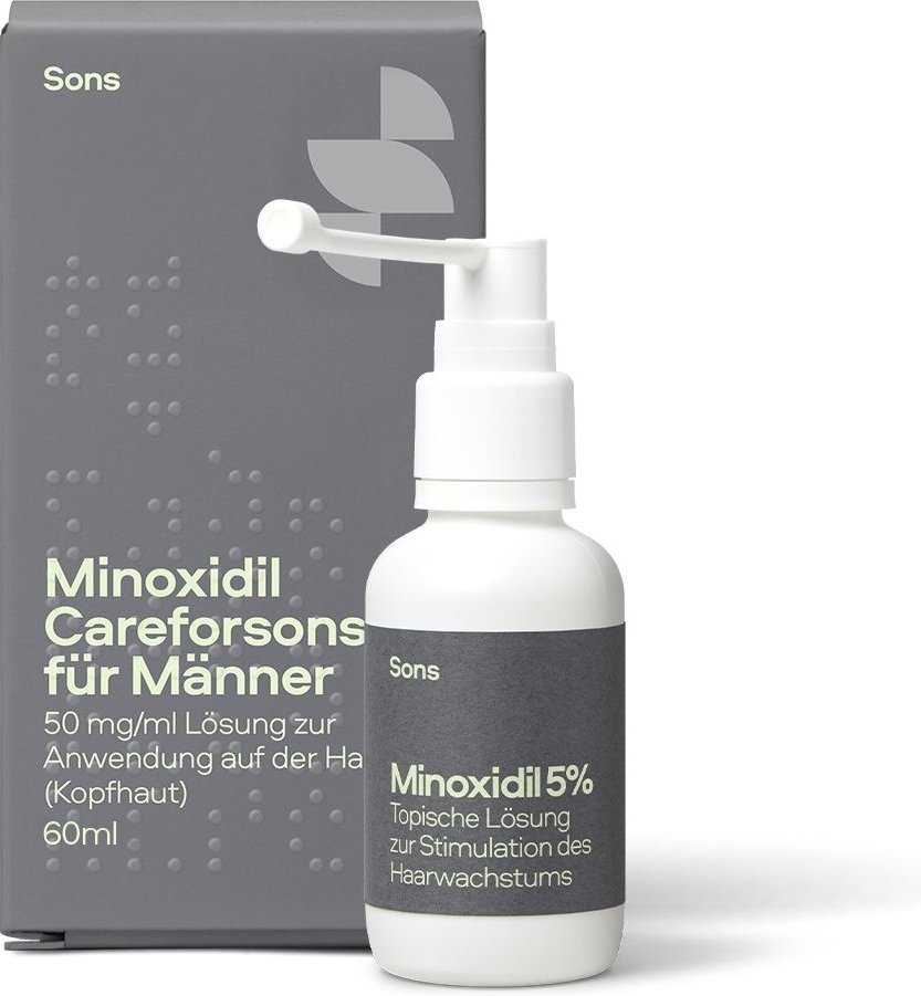 Minoxidil Careforsons Männer 50 mg/ml Lsg.Anw.Haut 60 ml Lösung