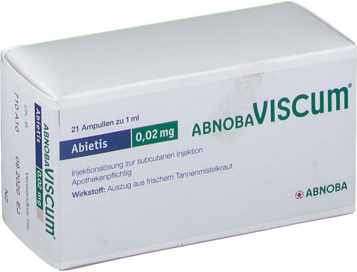 Abnobaviscum Abietis 0,02 mg Ampullen 21 St