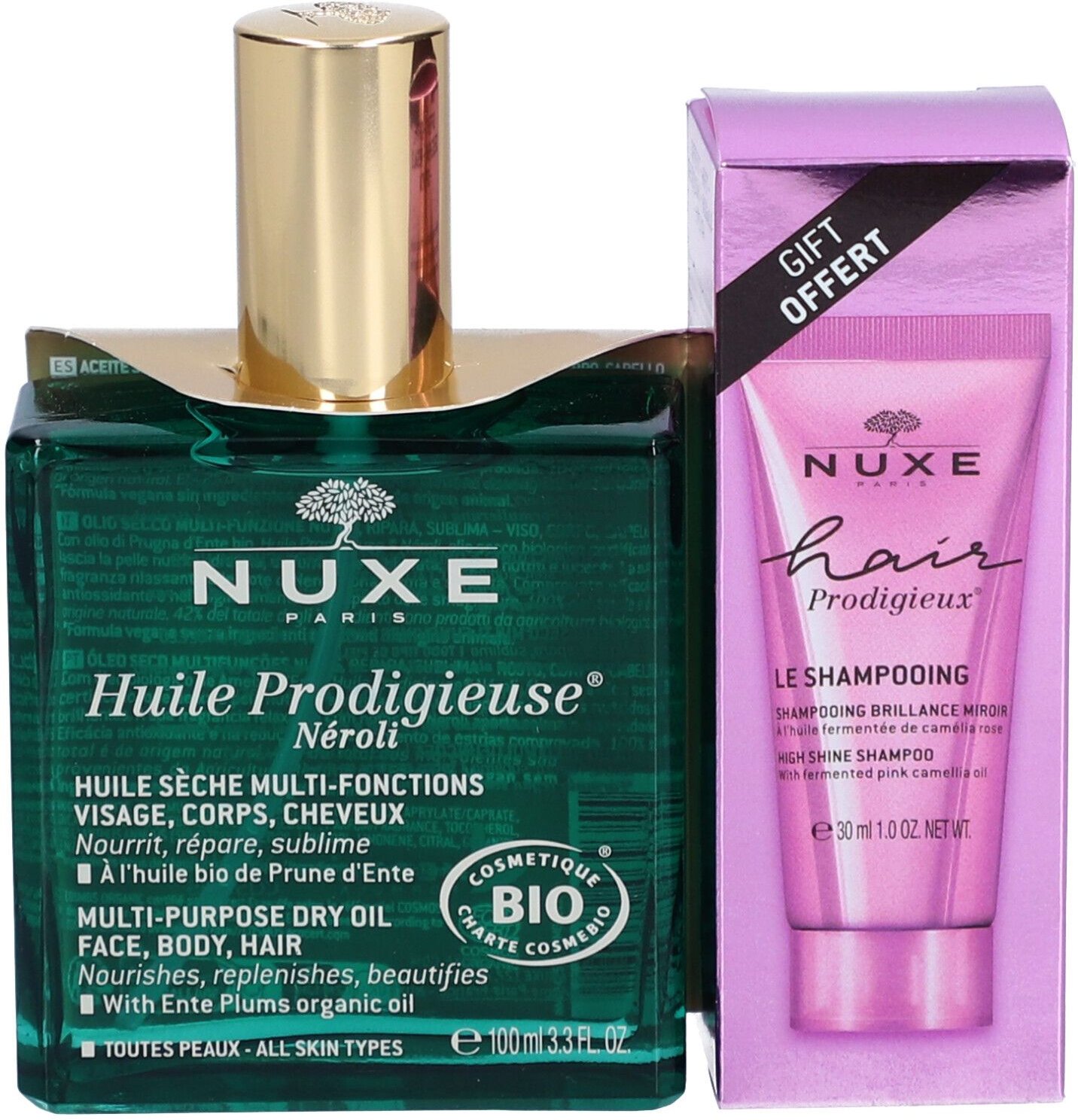 Nuxe Set 24 HP Neroli 100ml+Hair Prod.Shampoo 30ml 1 St Kombipackung