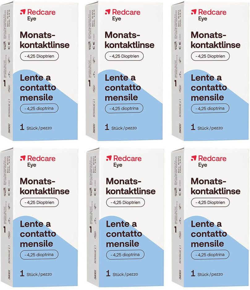 Thumbnail - Redcare Monatslinse -4,25 6er-Pack 6x1 St Kontaktlinsen