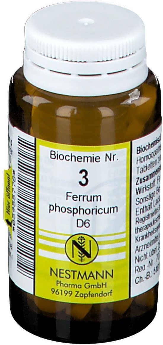 Thumbnail - Biochemie 3 Ferrum phosphoricum D 6 Tabletten 100 St