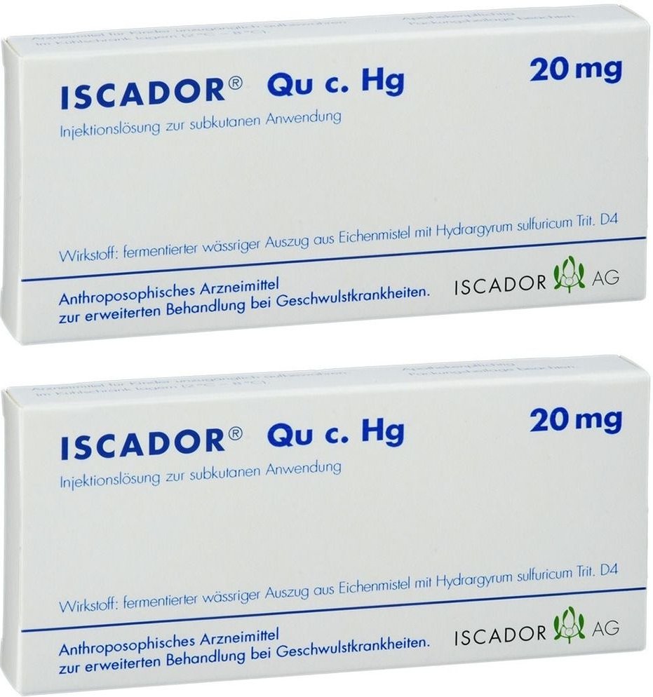 Iscador Qu c.Hg 20 mg Injektionslösung x2 2x7x1 ml