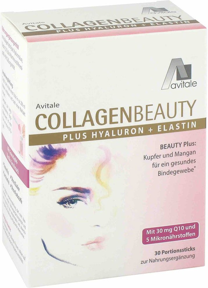 Collagenbeauty plus Hyaluron+Elastin Sticks 30 St Pulver