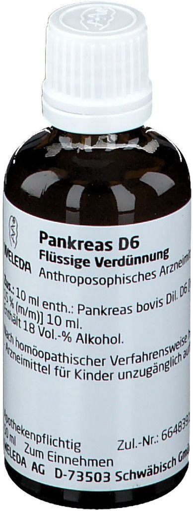 Pankreas D 6 Dilution