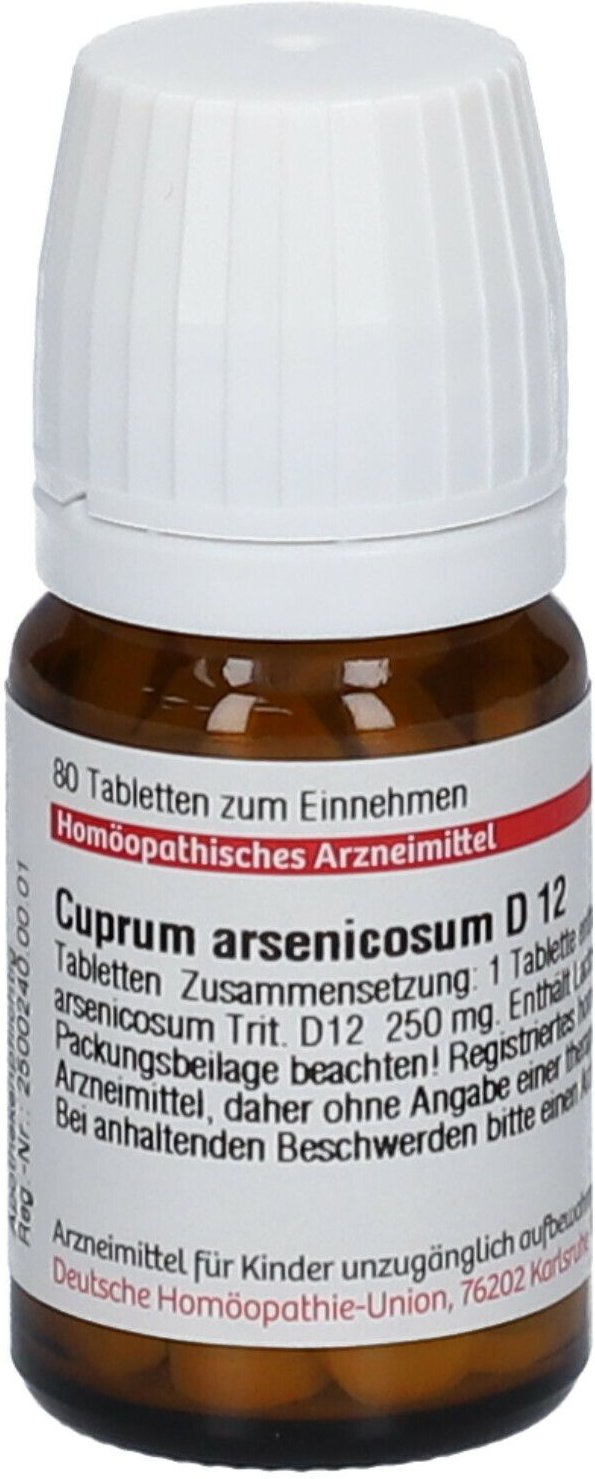 Thumbnail - Cuprum Arsenicosum D 12 Tabletten 80 St