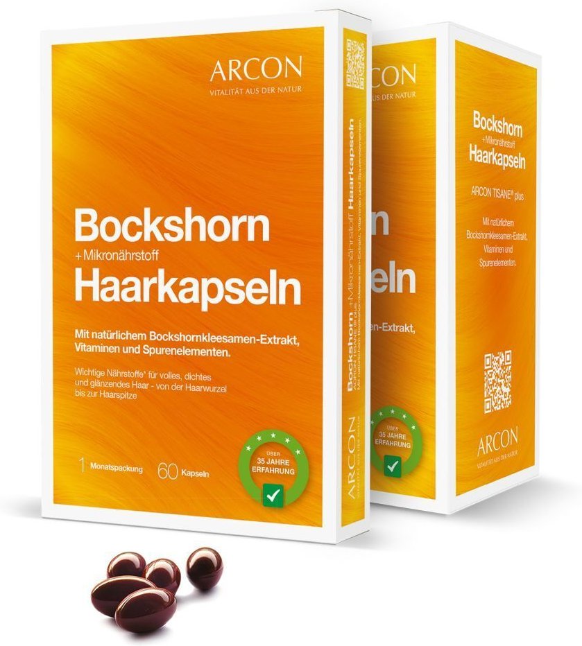 Bockshorn+Mikronaehr Haar SET 240 St Kapseln
