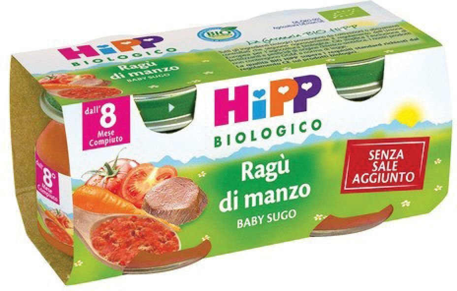 Hipp BIO Sugo Ragu Manzo 2X80G 2x80 g Brei