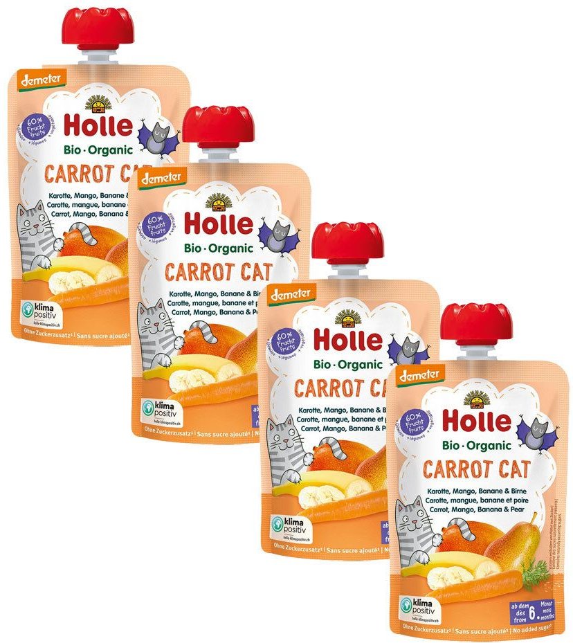 Holle Carrot Cat 4er Set 4x100 g Trinklösung