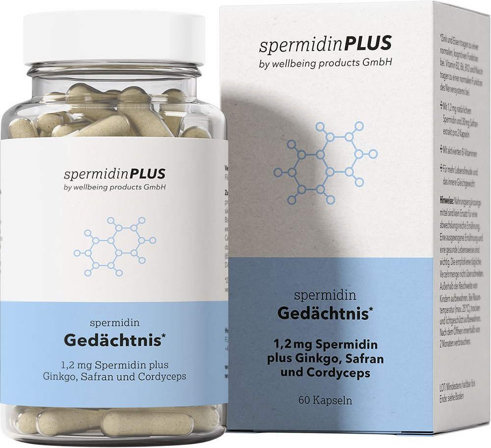 Spermidinplus Gedächtnis Kapseln 60 St