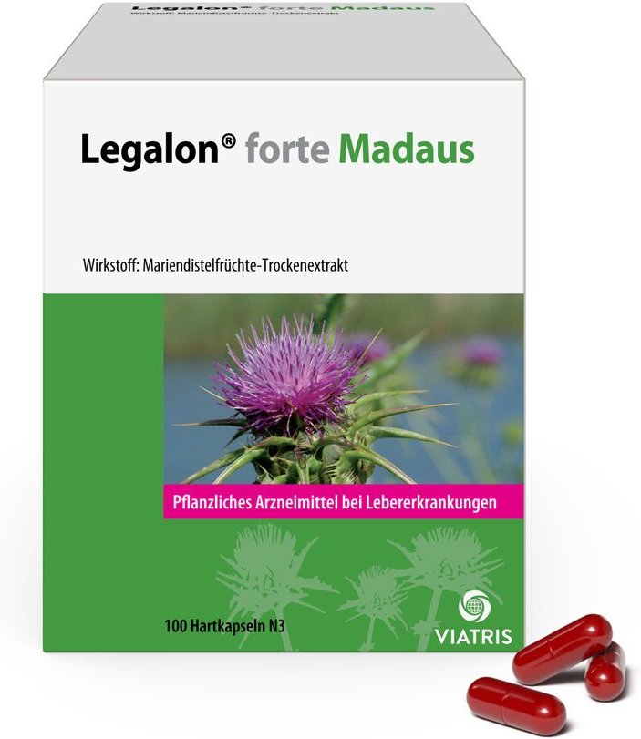 Legalon forte Madaus Hartkapseln 100 St